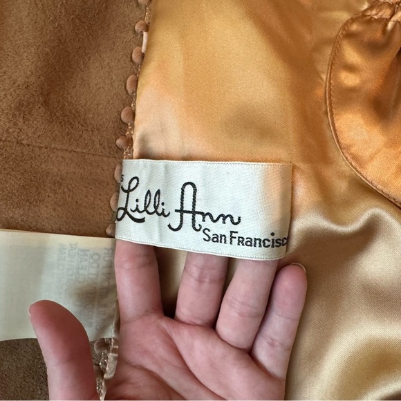 Vintage 1970s Lilli Ann Faux Fur Suede Jacket - Picture 12 of 14